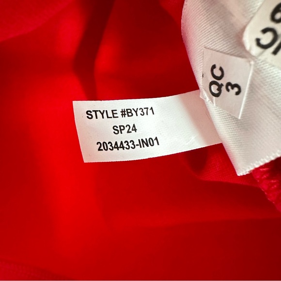 J. Crew Top Rated Off-the-shoulder long-sleeve shirt stretch cotton Red BY371 - Picture 7 of 8